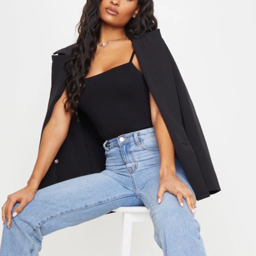 AVILA by DN Black Basic Bodysuit ONE SIZE